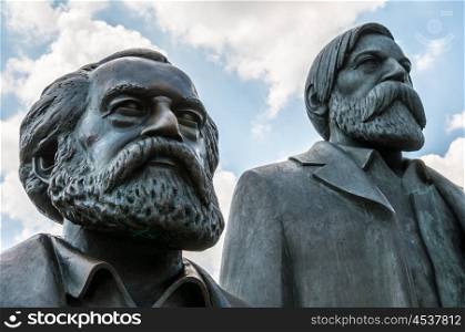 Marx and Engels. memorial for Marx and Engels in Berlin