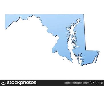 Maryland(USA) map