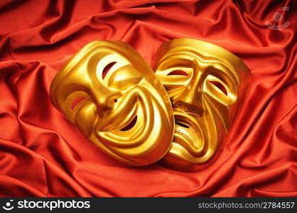 Masks with the theatre concept