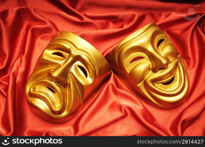 Masks with the theatre concept