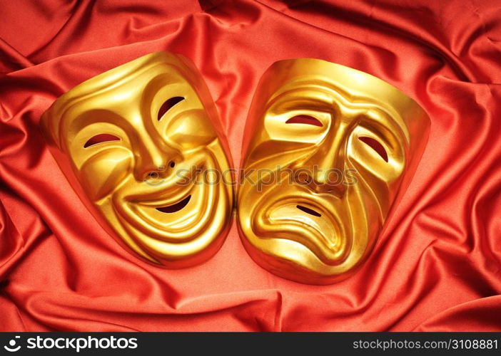 Masks with the theatre concept