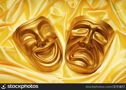 Masks with the theatre concept