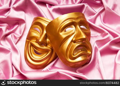 Masks with the theatre concept