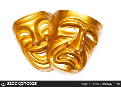 Masks with the theatre concept