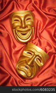 Masks with the theatre concept