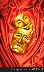 Masks with the theatre concept