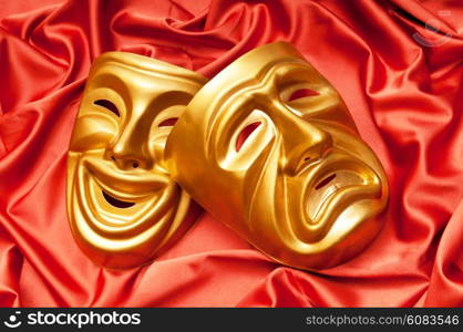 Masks with the theatre concept