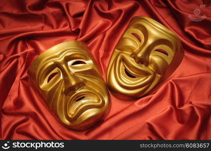 Masks with the theatre concept