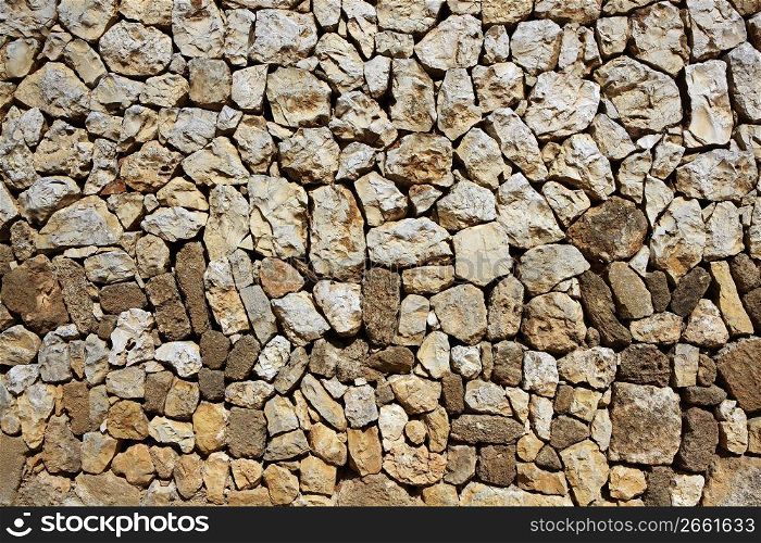 masonry stone wall on roman castle pattern background