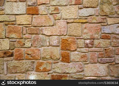 Masonry walls in Maestrazgo of Teruel aragon spain