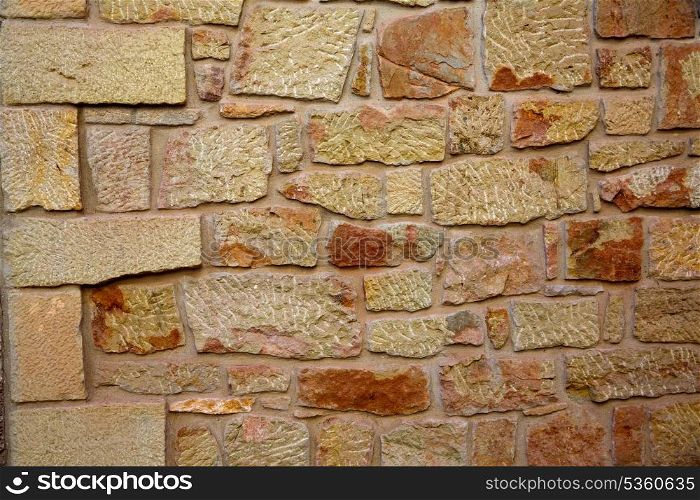 Masonry walls in Maestrazgo of Teruel aragon spain