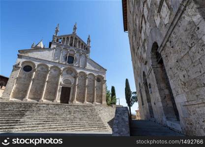 Massa Marittima, Grosseto, Tuscany, Italy: interior of the medieval cathedral (Duomo)