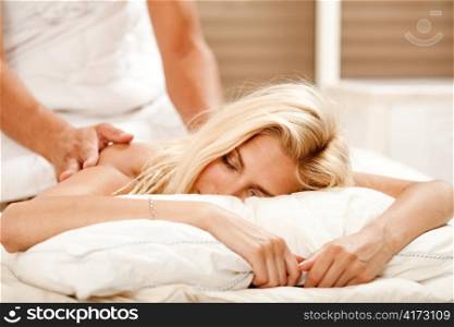 Massage at day spa
