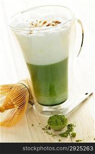 Matcha green tea latte