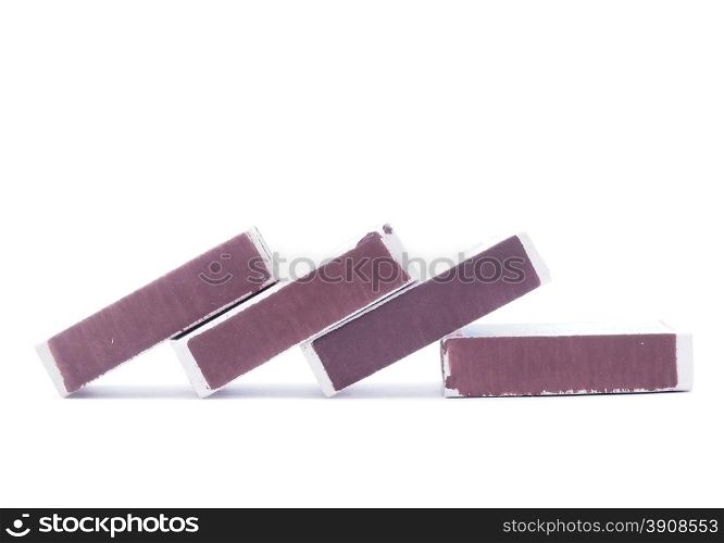 matchbox on a white background