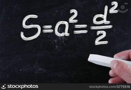 math on blackboard