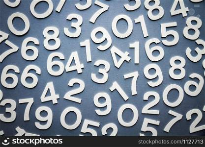 Mathematics background made with solid numbers on a board. Mathematics background made with solid numbers