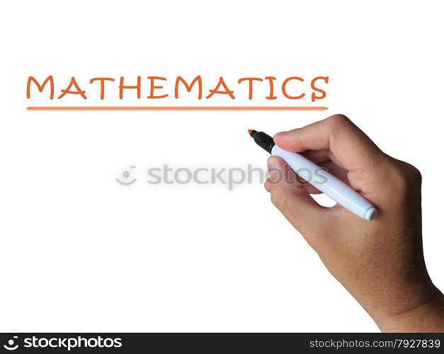 Mathematics Word Meaning Numbers Equations And Calculations
