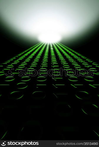 matrix binary digital connecting code design