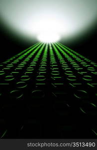 matrix binary digital connecting code design