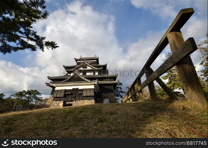 Matsue samurai feudal castle in Shimane prefecture