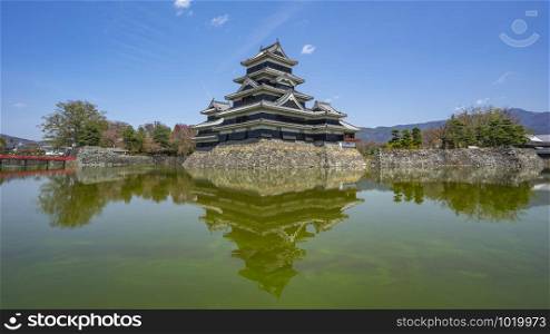 Matsumoto Castle the famous place in Nagano, Japan.