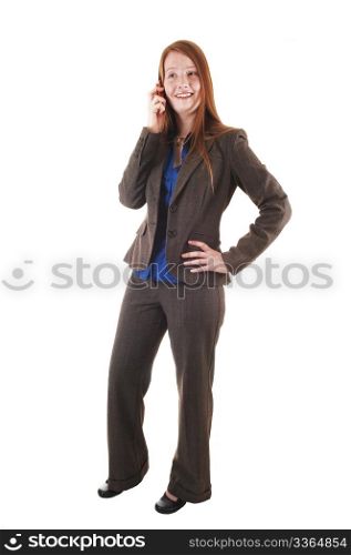 Mature businesswoman using mobile phone