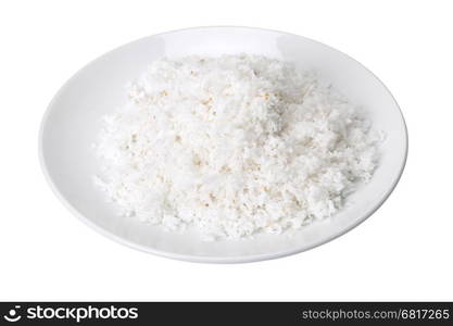 mature coconut meat for make coconut milk isolated on white background