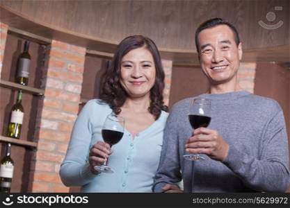 Mature Couple at a Winetasting