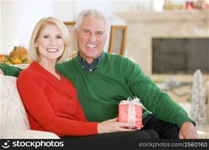 Mature Couple At Christmas