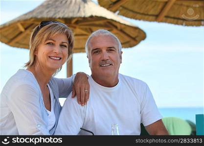Mature couple on holiday