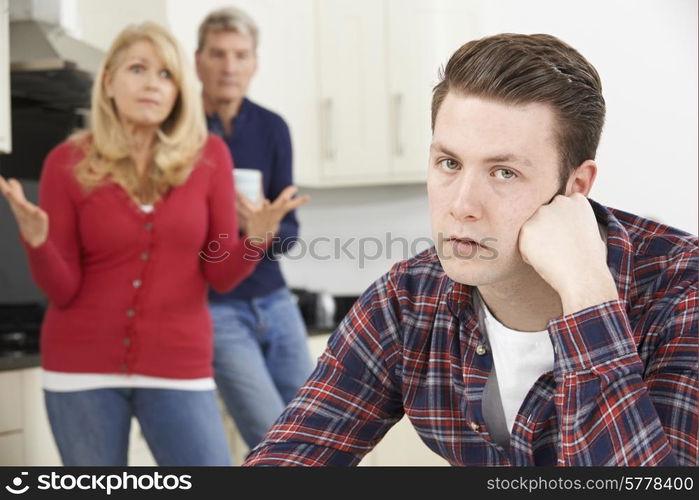 Mature Parents Frustrated With Adult Son Living At Home