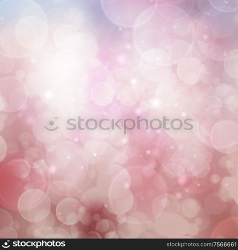 Mauve Festive background with light beams and glitters