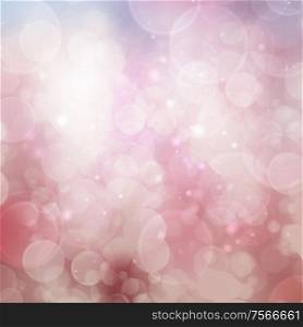 Mauve Festive background with light beams and glitters