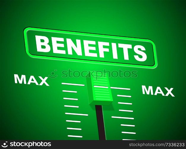 Max Benefits Representing Upper Limit And Top
