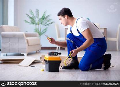 May laying laminate flooring at home