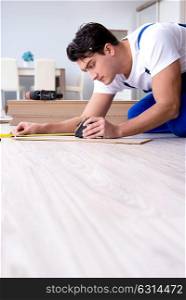 May laying laminate flooring at home