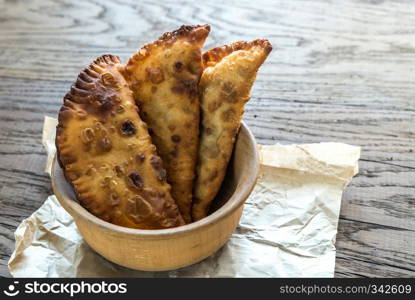 Meat Patties on the wooden background