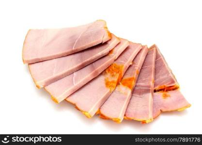 meat piece on a white background