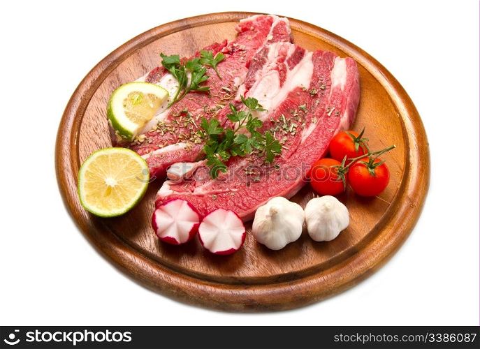 Meat, raw beef