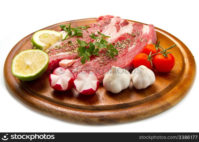 Meat, raw beef