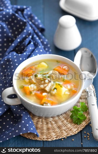 Meat soup