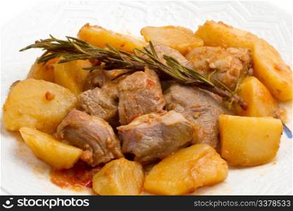 meat stew with potato