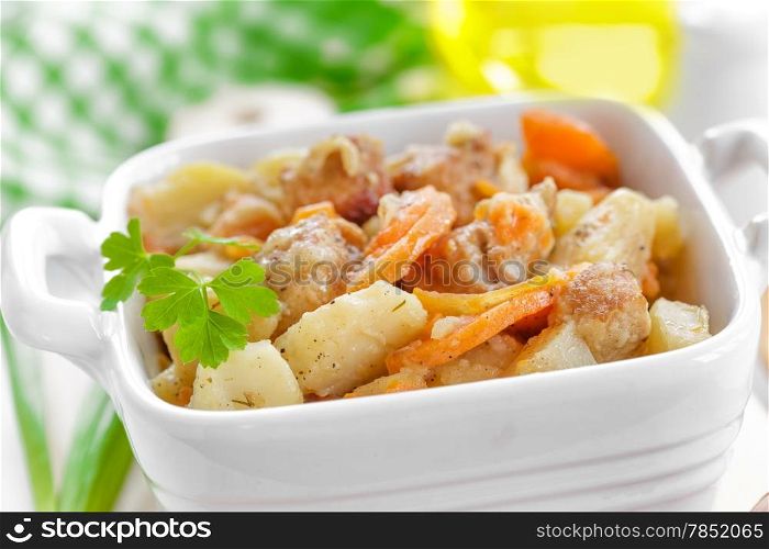 Meat with vegetables