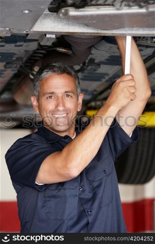 Mechanic at work