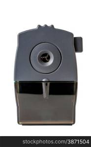 mechanical pencil sharpener isolated closeup