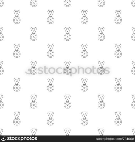 Medal pattern vector seamless repeating for any web design. Medal pattern vector seamless