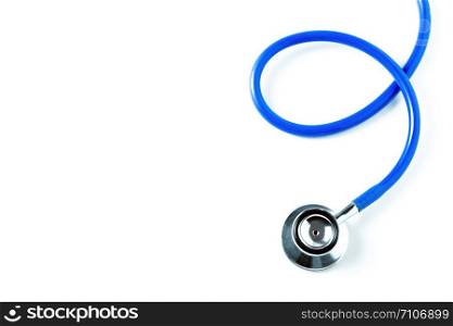 Medical and hospital concept. Stethoscope on white background. Health care concept