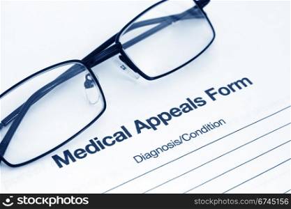 Medical appeals form