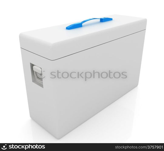 Medical bag on a white background